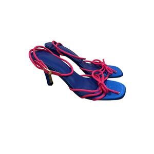 Blue and Pink Stiletto, Size 8, KB283